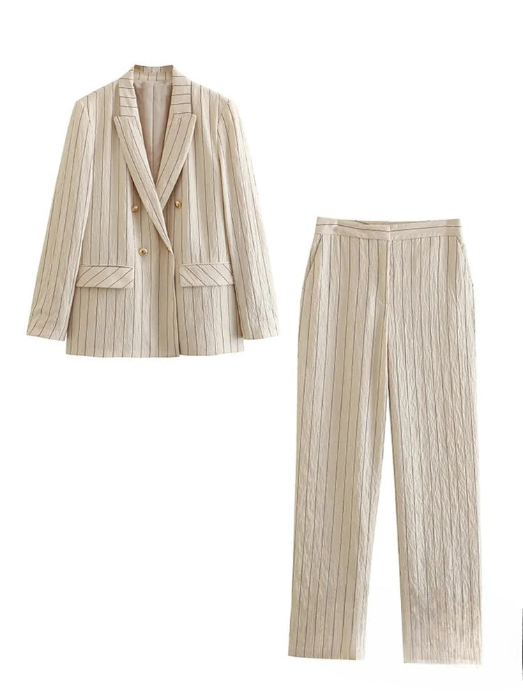 MEGAN-  Blazer Pants Set