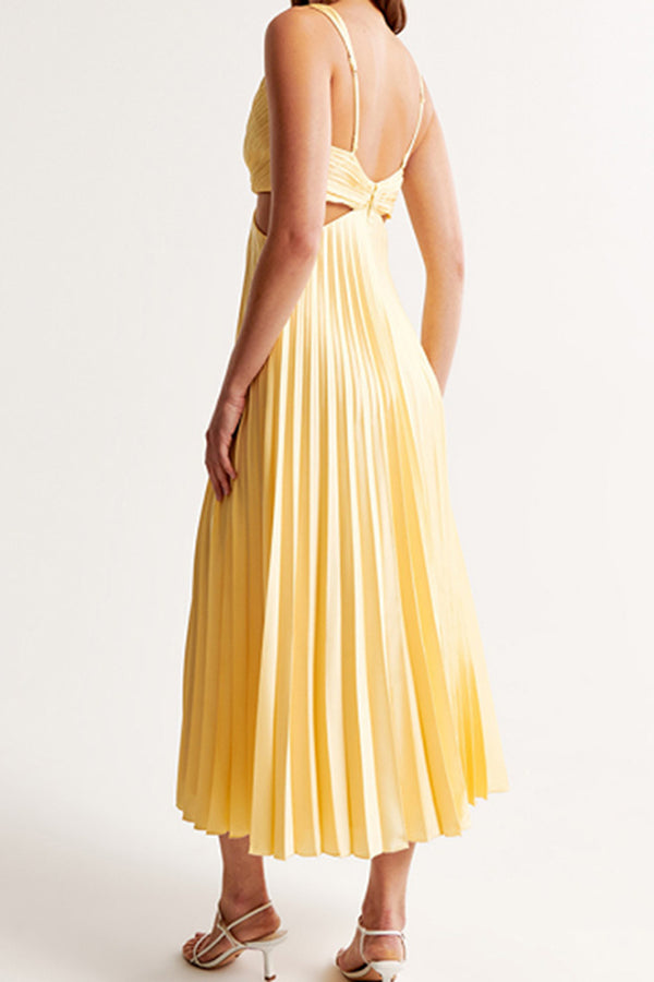 Adele - Pleated Loose Midi Dress