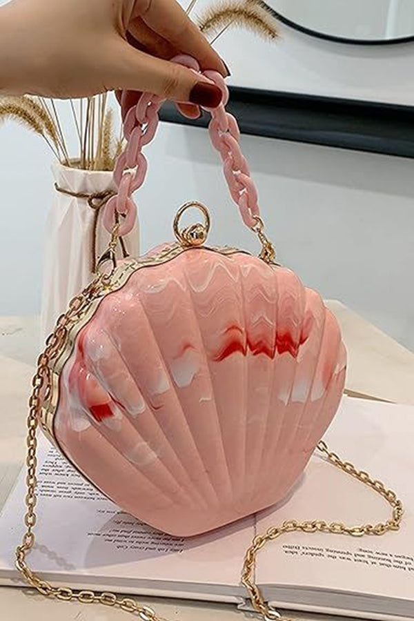 Vibrant Shell Crossbody Bag