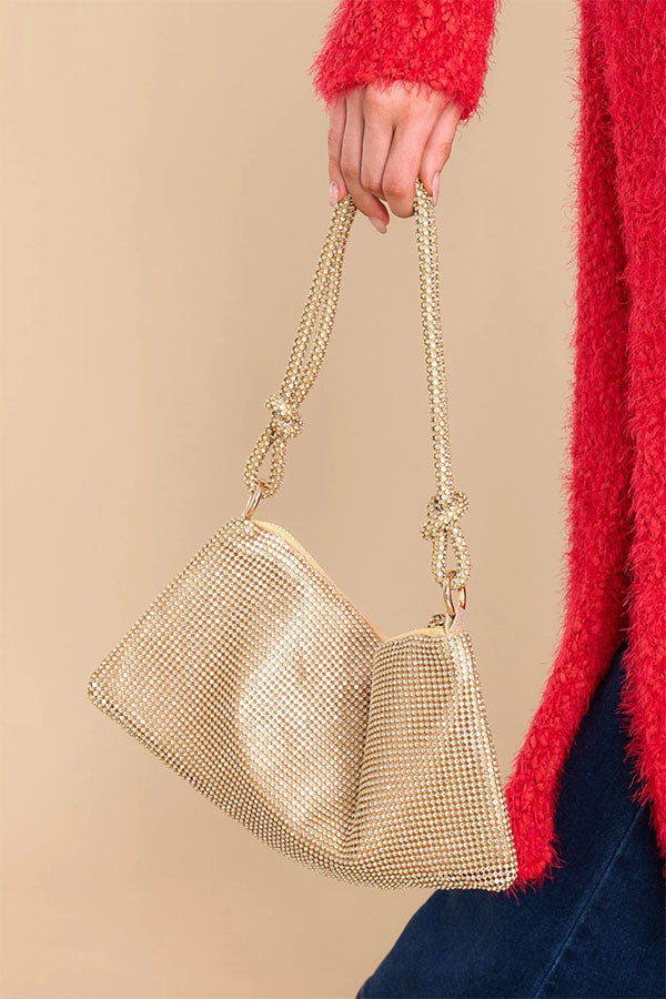 Rhinestone Shoulder Armpit Bag