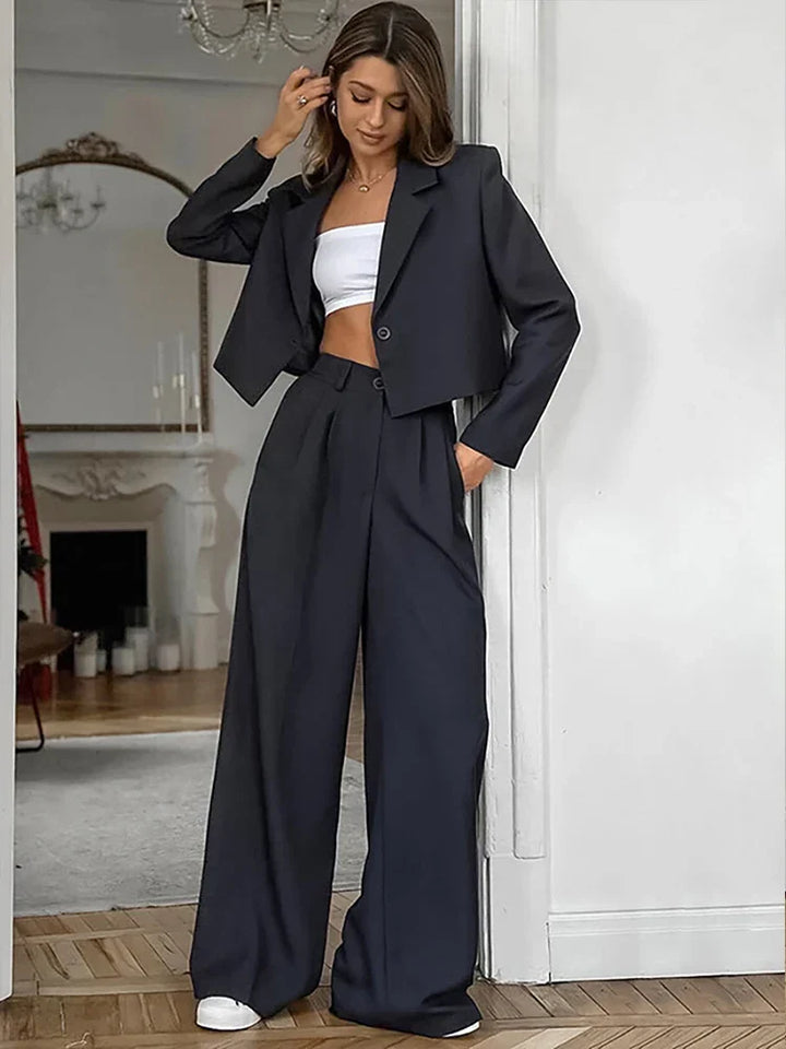 Samira -  Winter office trouser set