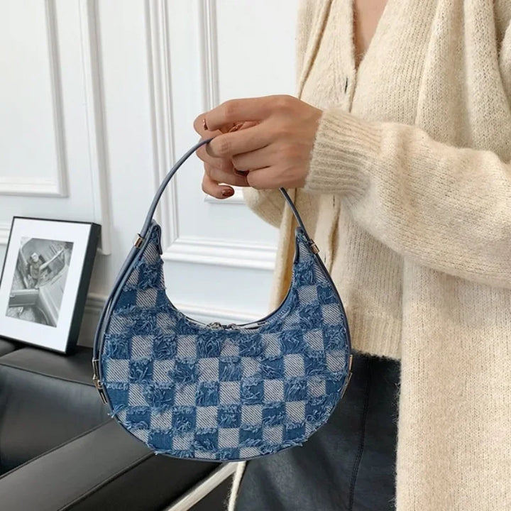 Remi - Check Textured Handbag