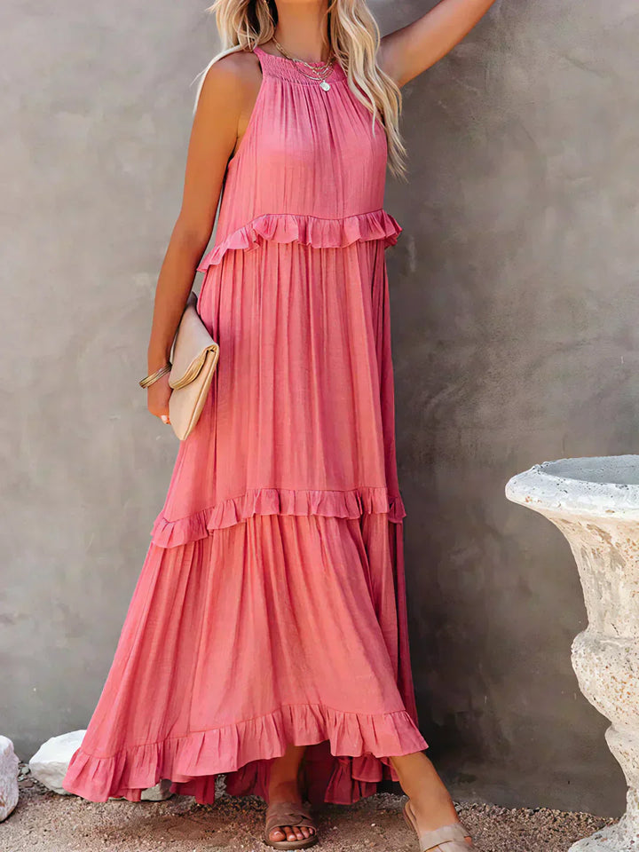 Women’s Ruffle Layered Dress | Maxi