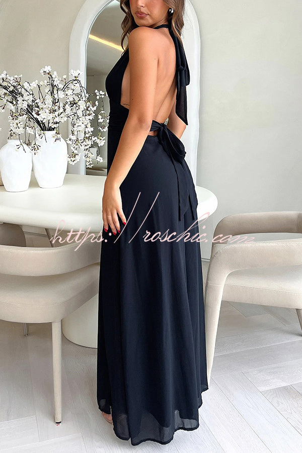 Lily - V - Neck Maxi Dress