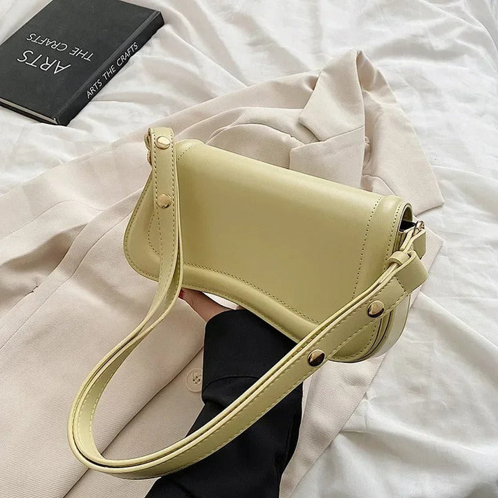 Faith - Wavy Flap Vegan Leather Handbag