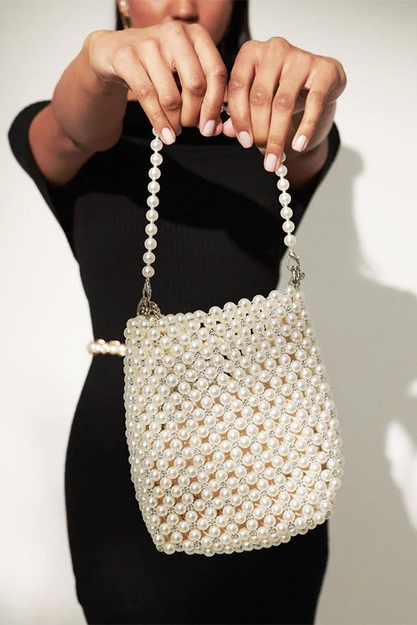 Pearl Bucket Shoulder Bag