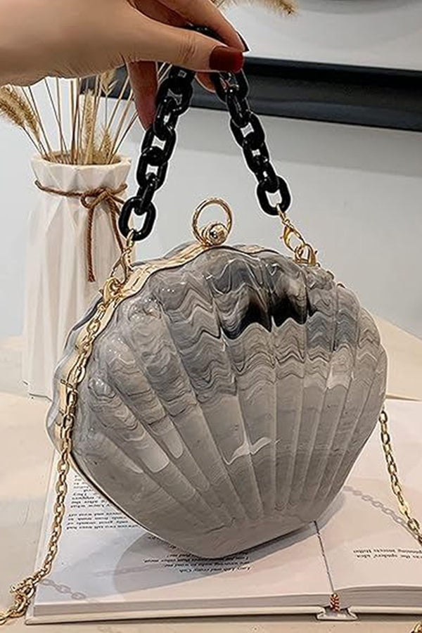 Vibrant Shell Crossbody Bag