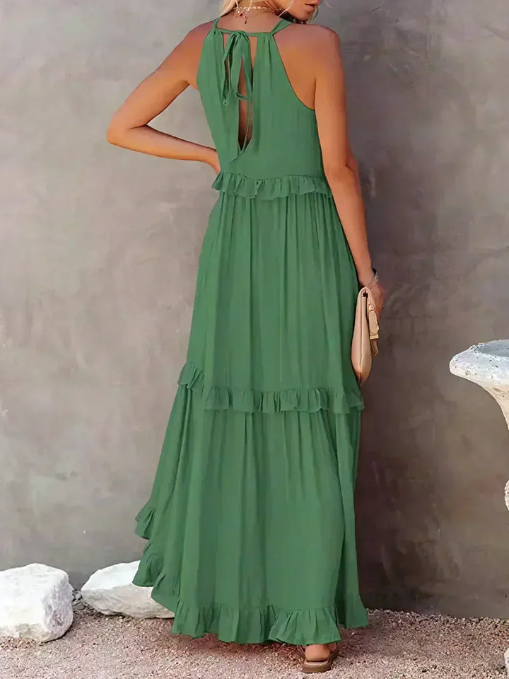Women’s Ruffle Layered Dress | Maxi