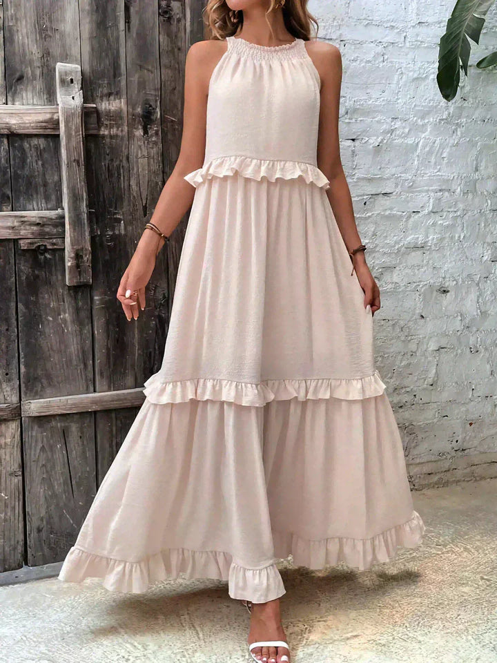 Women’s Ruffle Layered Dress | Maxi