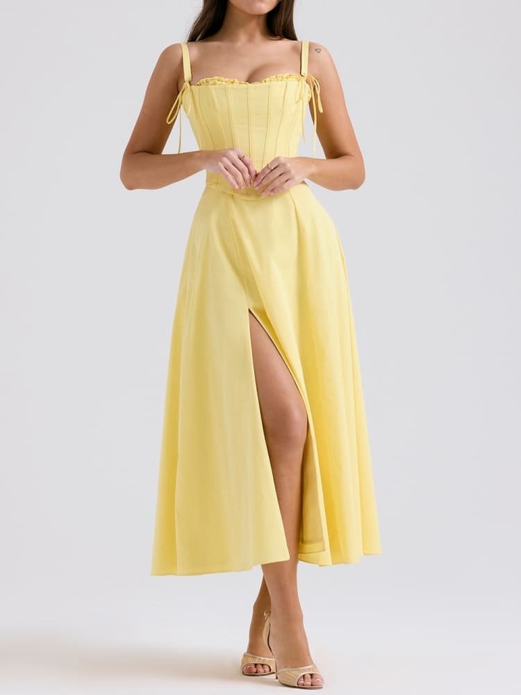 Senna - Sunshine Cotton Midi Sundress