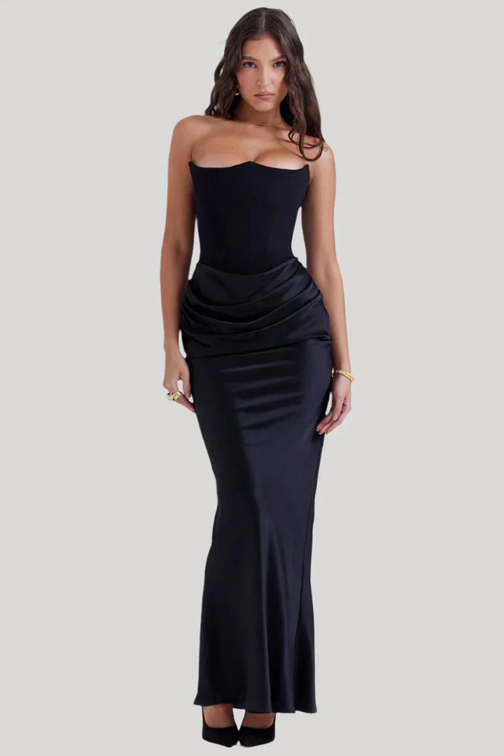 Mayla - Strapless Elegant Maxi Dress