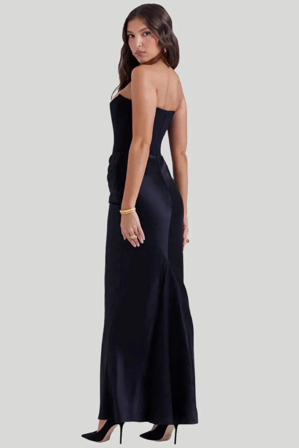 Mayla - Strapless Elegant Maxi Dress